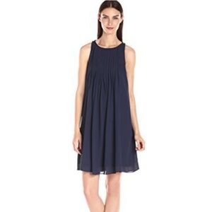 NANETTE LEPORE | Sleeveless Chiffon Pintuck Dress